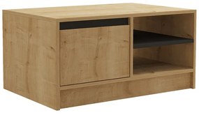 Τραπέζι σαλονιού Narli  σε oak απόχρωση 90x60x45εκ