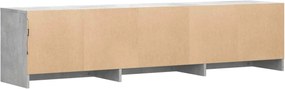 vidaXL Ντουλάπι TV Σκυρόδεμα 165 x 34 x 40 εκ. Επεξεργασμένο ξύλο