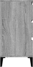 vidaXL Ντουλάπι Γκρι Sonoma 60x35x70 εκ. από Επεξεργασμένο Ξύλο