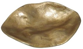 Διακοσμητικός Δίσκος Grantas 032561 23x16x5cm Gold Αλουμίνιο
