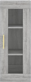 vidaXL Ντουλάπι Τοίχου Γκρι Sonoma 34,5 x 34 x 90 εκ.