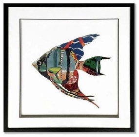 Supergreens Πίνακας Κολάζ Angel Fish 60x60 εκ