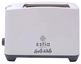 ESTIA ΦΡΥΓΑΝΙΕΡΑ GUSTO WHITE 2 ΘΕΣΕΩΝ ΜΕ 7 ΕΠΙΠΕΔΑ ΨΗΣΙΜΑΤΟΣ 750w ΛΕΥΚΗ 06-13820