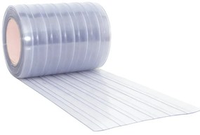vidaXL Λωριδοκουρτίνα Διαφανής 10 μ. 300 χιλ.x2,6 χιλ. από PVC