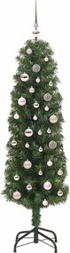 vidaXL Τεχνητό Χριστουγεννιάτικο Δέντρο με 150 LED Πράσινο 150 cm