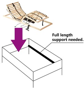vidaXL Βάση κρεβατιού με λάμες Καφέ 80 x 190 cm Στερεό Ξύλο Μηλιάς