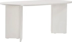 Τραπέζι Sablin Megapap χρώμα λευκό 180x89,5x75εκ.