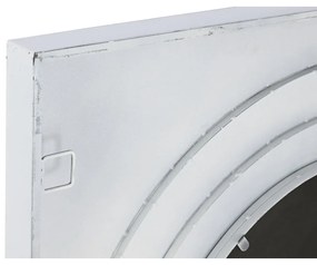 Τοίχο καθρέφτη Home ESPRIT Λευκό Χρυσό 90 x 4 x 90 cm