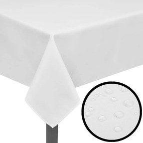 Τραπεζομάντηλα 5 τεμ. Λευκά 250 x 130 εκ.