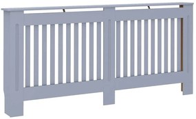 vidaXL Καπάκι Καλοριφέρ 2 pcs Γκρι 172 x 19 x 81,5εκ