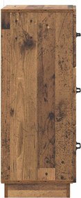 vidaXL Ντουλάπι με Συρτάρια 33 x 34,5 x 87 εκ. Επεξεργασμένο Ξύλο