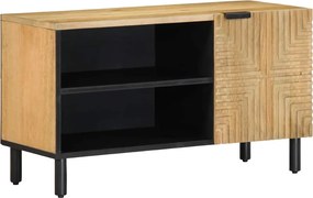 vidaXL Ντουλάπι τηλεόρασης καφέ 80x31,5x46 cm από μασίφ ξύλο Mango