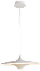 Κρεμαστό Φωτιστικό Οροφής LED 19W Φ42cm Rene Viokef 4319500 Λευκό