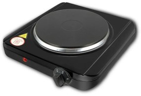 Ηλεκτρική εστία Rosberg R51445BR, 2000W, Χειροκίνητος έλεγχος, Μαύρο