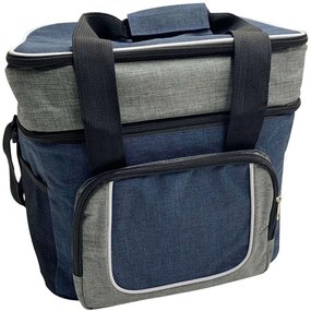 Ισοθερμική Τσάντα 2 Θέσεων 807468 30x22x34cm 22lt Grey-Blue Ankor Αλουμίνιο, Ύφασμα