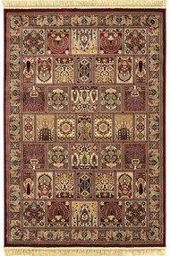 Χαλί Persia 6283 Burgundy Με Κρόσσι New Plan 133X190cm