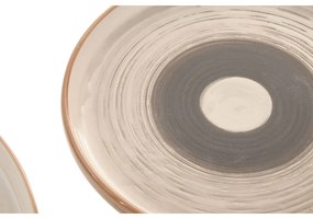 Επιτραπέζια σκεύη Home ESPRIT Μπεζ Πήλινα 18 Τεμάχια