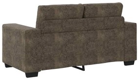 vidaXL Καναπές 2 pcs Σκούρο γκρι 221 x 78 x 80 εκ Τεχνητό δέρμα