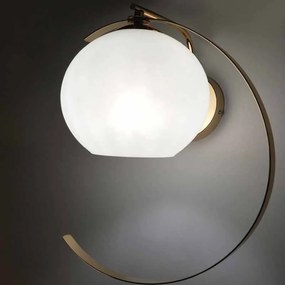 Απλίκα Τοίχου Aca Iparelle DCR17501W Gold/Pearl