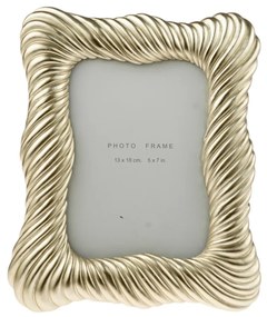 Κορνίζα Polyester Ασημί Με Γραμμές 13x18εκ. Zen Collection 25.21.51519