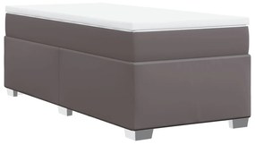 ΚΡΕΒΑΤΙ BOXSPRING ΜΕ ΣΤΡΩΜΑ ΓΚΡΙ 80 X 200 ΕΚ. ΣΥΝΘΕΤΙΚΟ ΔΕΡΜΑ 3285187