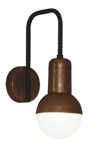 HL-3551-1 OWEN OLD COPPER & BLACK WALL LAMP