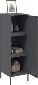 vidaXL Ντουλάπι Ανθρακί 36x39x113 εκ. από Ατσάλι