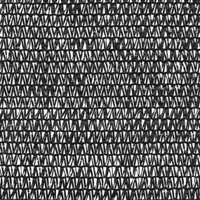 vidaXL Δίχτυ Σκίασης Μαύρο 2 x 50 μ. από HDPE 75 γρ./μ²