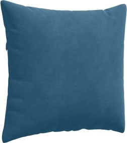 vidaXL Μαξιλάρι Καναπέ 2 τμχ. Βελούδο Μπλε 50 x 50 cm