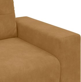 vidaXL Πολυθρόνα Καφέ Βελούδινη 100x78x80 εκ.