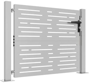 vidaXL Πόρτα Κήπου Τετράγωνη 100x100 εκ. από Ατσάλι Corten