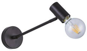 Φωτιστικό Τοίχου - Απλίκα SE21-BL-22 ADEPT BLACK WALL LAMP B3 - 51W - 100W - 77-8274