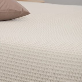 Κουβέρτα Πικέ Μονή (170x240) Naf-Naf Waffle Cream