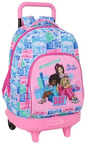 Σχολική Τσάντα με Ρόδες Barbie Πολύχρωμο 33 x 45 x 22 cm