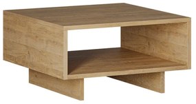 Τραπέζι σαλονιού Hola pakoworld μελαμίνης oak 60x60x32εκ Model: 119-001188