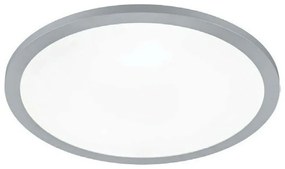 Φωτιστικό Οροφής - Πλαφονιέρα Tiberius R62984087 20W Led Φ40cm 5cm Titanium RL Lighting Πλαστικό