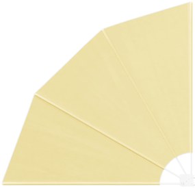 vidaXL Αδιάφανο σκίαστρο μπαλκονιού Άμμος 160 x 160 cm ύφασμα