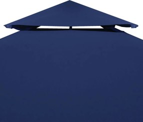 vidaXL Κάλυμμα για Κιόσκι 2 Επιπέδων Μπλε 4 x 3 μ. 310 γρ./μ²