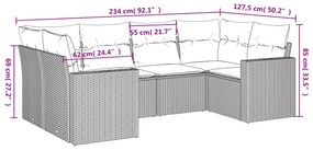 ΣΕΤ ΚΑΝΑΠΕ ΚΗΠΟΥ 6 ΤΕΜ. ΜΠΕΖ ΣΥΝΘΕΤΙΚΟ ΡΑΤΑΝ ΜΕ ΜΑΞΙΛΑΡΙΑ 3251715