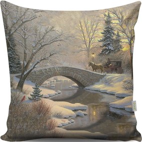 Μαξιλάρι Διακοσμητικό (Με Γέμιση) A13010 Multi Aberto Design 43X43 Cotton-Polyester