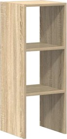 vidaXL Βιβλιοθήκη Στοιβαζόμενα Sonoma Δρυς 30x30x80 εκ. Επεξ. Ξύλο