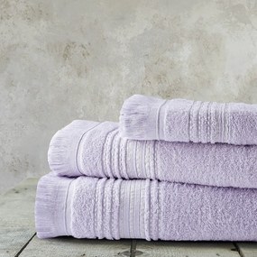 Πετσέτες Allora (Σετ 3τμχ) Lilac Nima Σετ Πετσέτες 70x140cm 100% Βαμβάκι