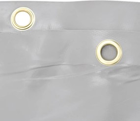 vidaXL Μουσαμάς Γκρι Ø 2,8 μ. 650 γρ./μ²