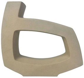 Βάζο 24-15-50033 38,5x9x34,5cm Sand Marhome Κεραμικό