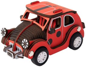 3D Puzzle Inertia Power Vehicles Ladybug Car Robotime HL301