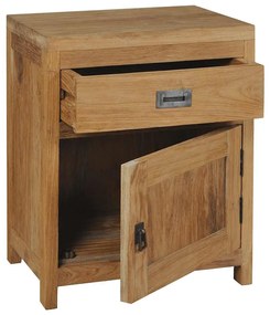 vidaXL Κομοδίνο 40 x 30 x 50 εκ. από Μασίφ Ξύλο Teak