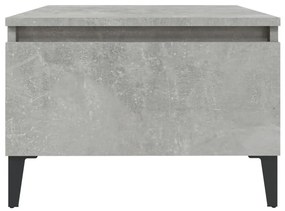 vidaXL Τραπέζια Βοηθητικά 2 τεμ. Γκρι Σκυροδ. 50x46x35 εκ. Επεξ. Ξύλο