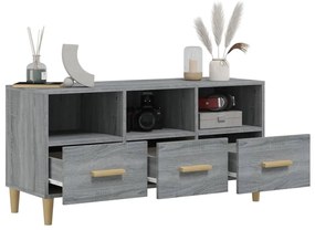 vidaXL Έπιπλο Τηλεόρασης Γκρι Sonoma 102x36x50 εκ. από Επεξεργ. Ξύλο