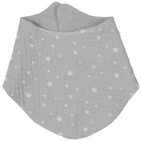 Σαλιάρα Βρεφική Μπαντάνα Σχ. 370 Muslin Grey Baby Oliver 30x30cm