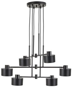 Φωτιστικό Οροφής  SE21-BL-100-MS1 ADEPT PENDANT Black Metal Pendant Black Metal Shade+ - 51W - 100W - 77-8879